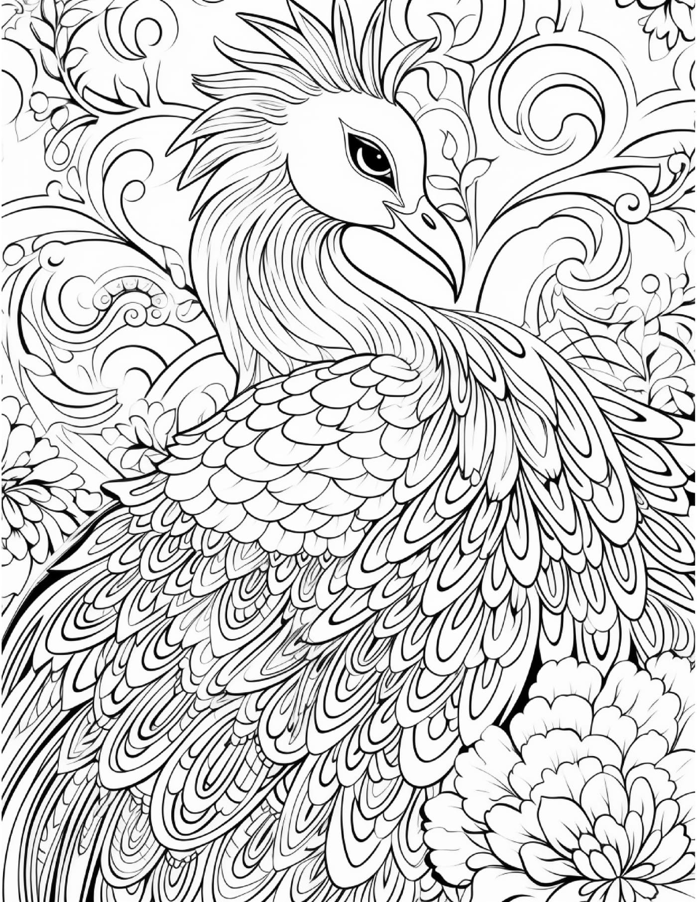 Free animal zentagle coloring pages PDF printable for adults