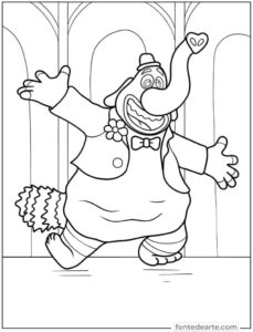 Bing Bong Divertida mente para colorir imprimir PDF