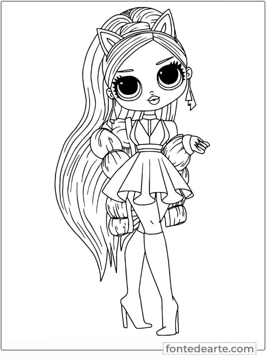 Lol para colorir OMG imprimir PDF