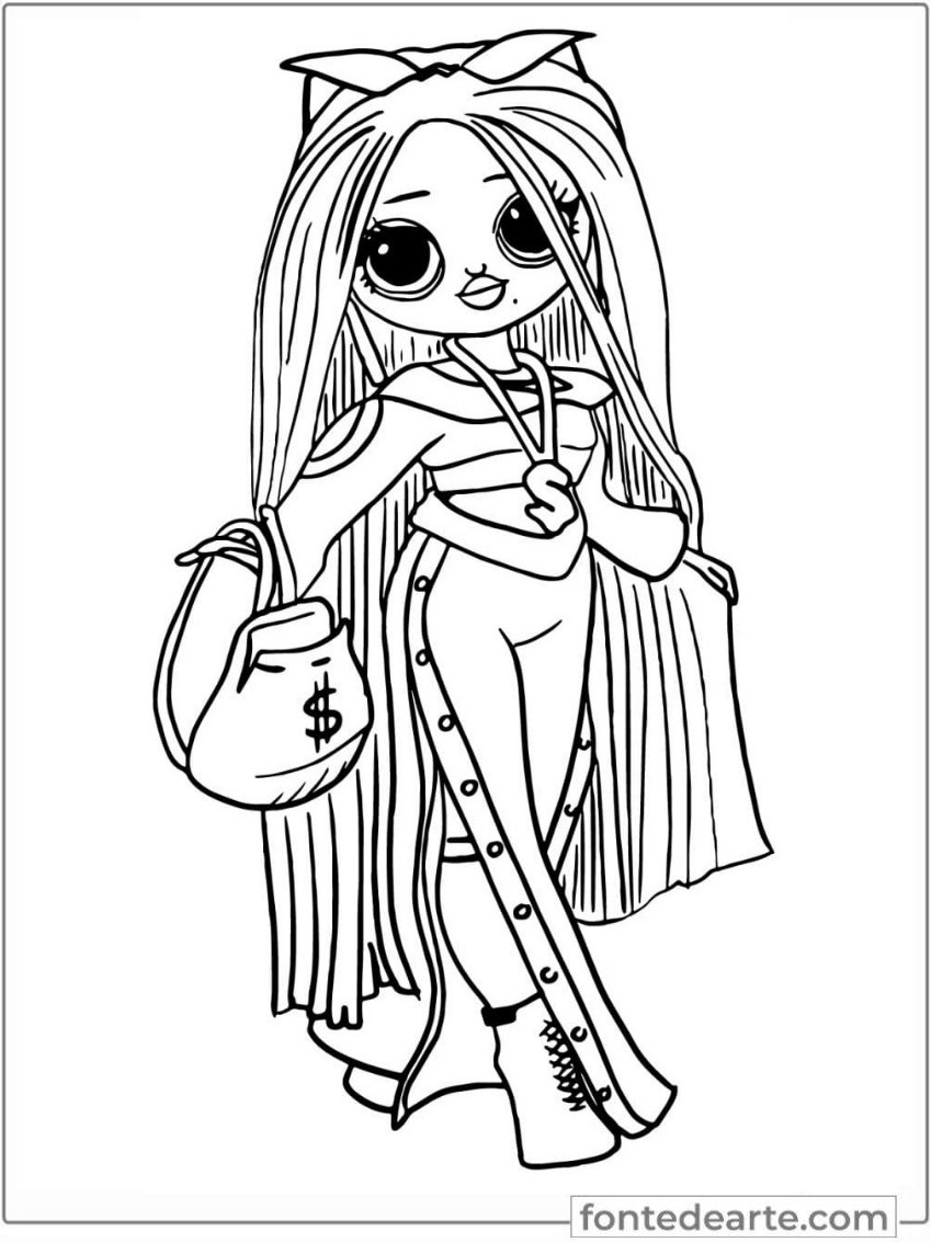 Lol para colorir OMG imprimir PDF