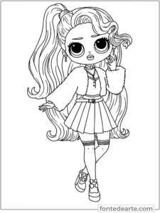 Lol para colorir OMG imprimir PDF