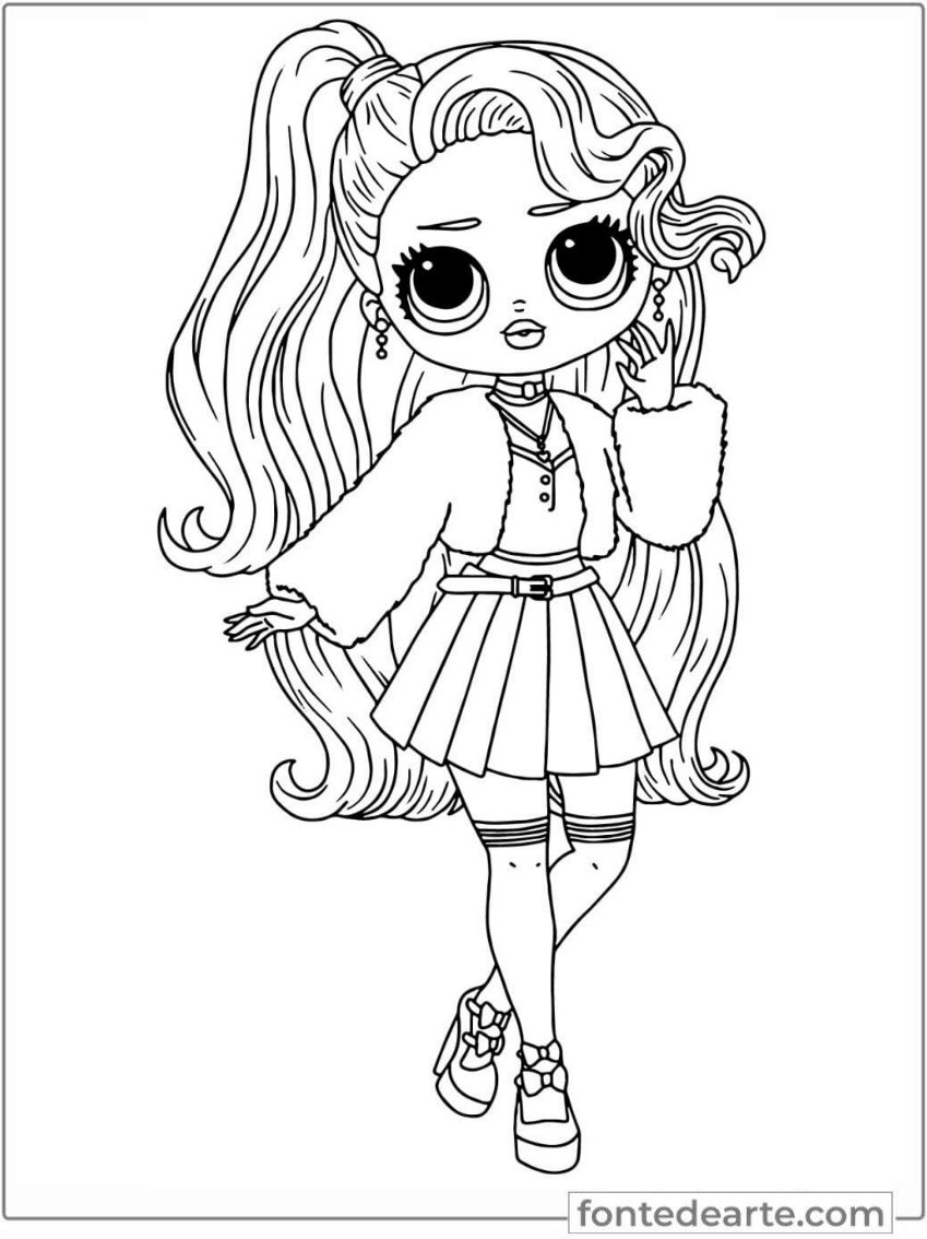 Lol para colorir OMG imprimir PDF