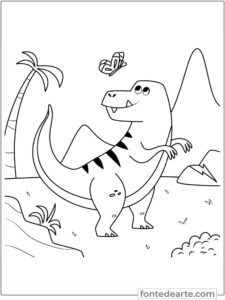 Dinossauro para colorir Dinossauros para colorir imprimir PDF