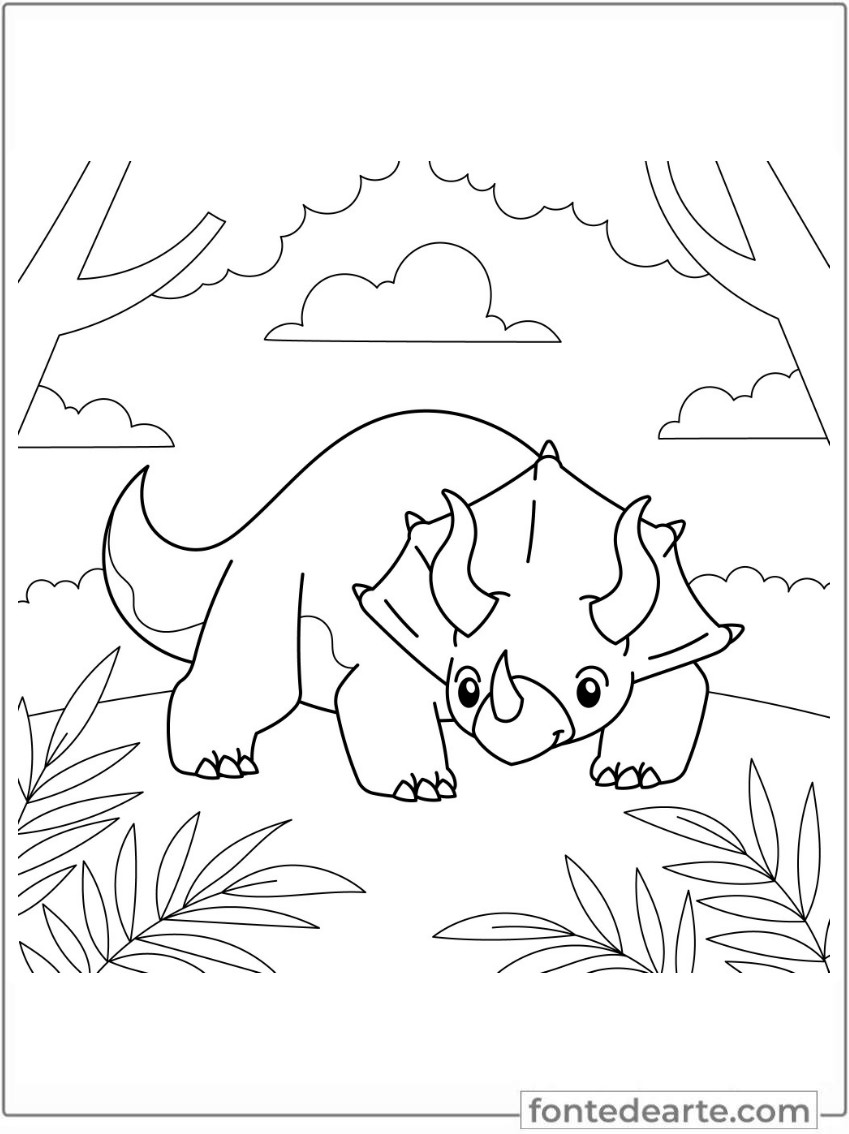 Dinossauros para colorir imprimir PDF