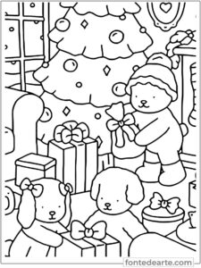 Bobbie Goods de Natal para colorir – imprimir PDF