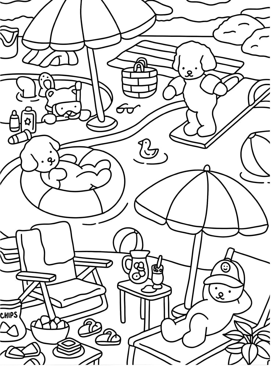 Desenhos Bobbie Goods Para Colorir e Pintar Imprimir PDF
