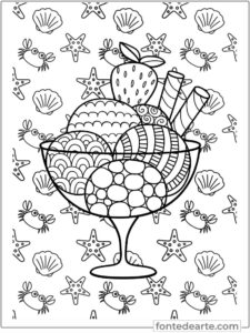 Sorvete Desenhinhos para colorir - Desenhos para colorir e imprimir