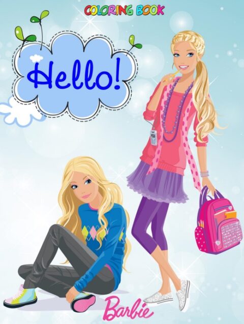 Desenhos Barbie Para Colorir Infantil Menina - Imprimir PDF