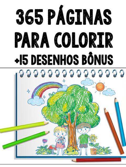 365 desenhos para imprimir PDF e colorir