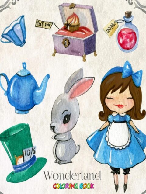 Desenhos Alice Disney Para Colorir Infantil - Imprimir PDF