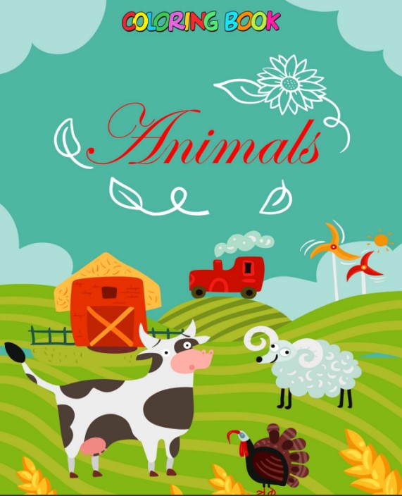 Desenhos Animais da Fazenda para imprimir PDF e colorir