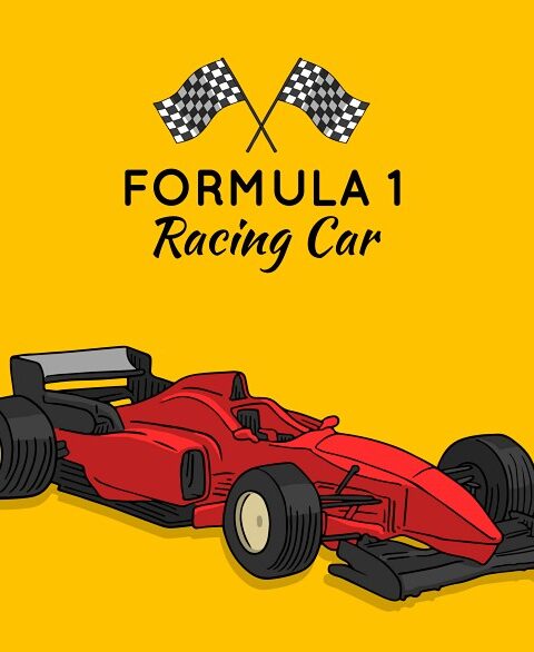 Carros de Corrida Antigos Formula 1 Para Colorir PDF