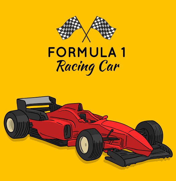 Carros de Corrida Antigos Formula 1 Para Colorir PDF