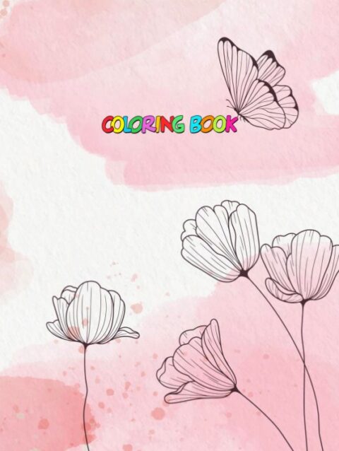 Desenhos de Flores Para Colorir e Pintar - Imprimir PDF