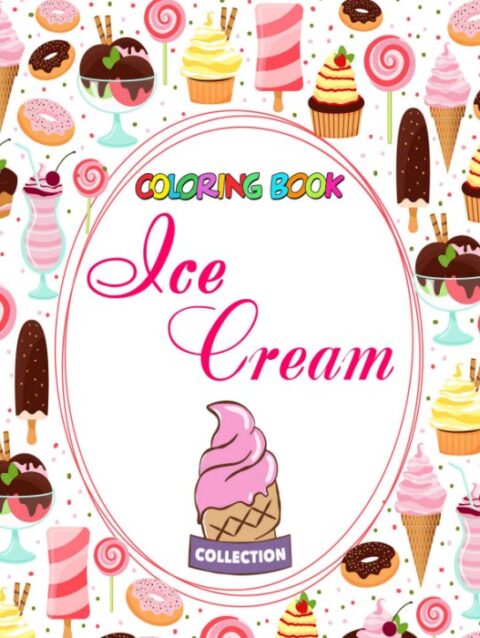 Desenhos Sorvetes para imprimir PDF e colorir