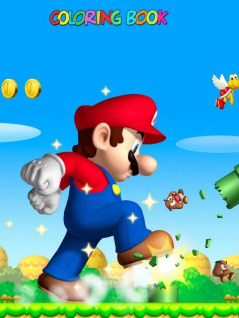Desenhos Super Mario Para Colorir e Pintar - Imprimir PDF
