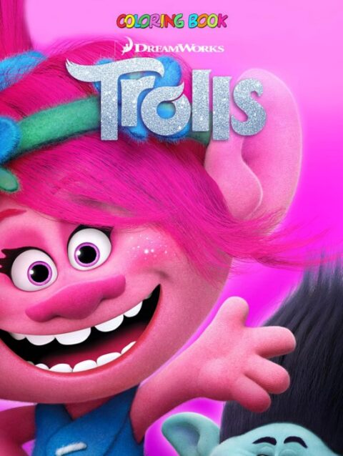 Desenhos Trolls para colorir - imprimir PDF
