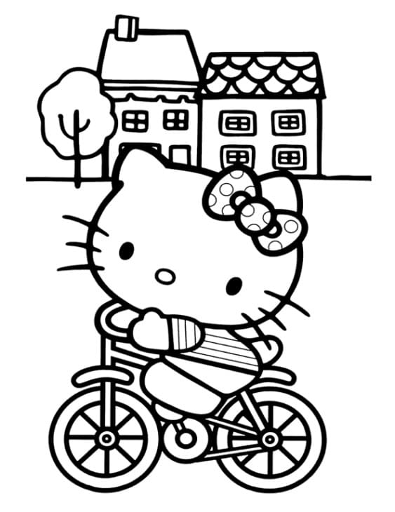 Desenhos Hello Kitty Para Colorir Infantil - Imprimir PDF