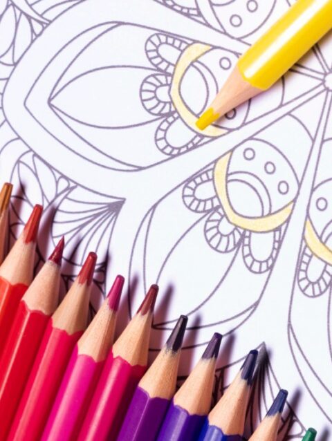 Mandalas e flores para colorir adulto imprimir PDF