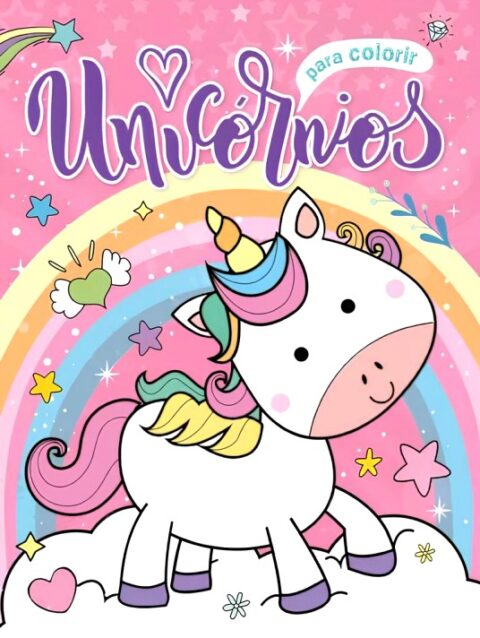 Unicórnios fofos desenhos para colorir imprimir PDF