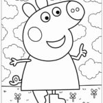 Desenho Infantil Peppa Pig Para Colorir Imprimir PDF