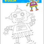 Desenho ligue os pontos para colorir e pintar imprimir PDF