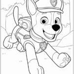 Desenho Patrulha Canina para colorir e pintar - imprimir PDF