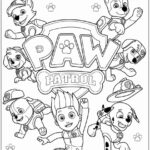Desenho Patrulha Canina para colorir e pintar - imprimir PDF