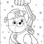 Desenho Patrulha Canina para colorir e pintar - imprimir PDF