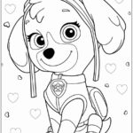 Desenho Patrulha Canina para colorir e pintar - imprimir PDF