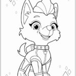 Desenho Patrulha Canina para colorir e pintar - imprimir PDF