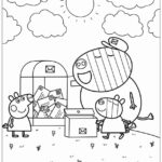 Sr Zebra Desenho Infantil Peppa Pig Para Colorir Imprimir PDF