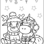 Desenho Unicórnio para colorir - imprimir PDF