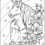 Desenho Unicórnio para colorir - imprimir PDF