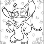 Desenho Angel para colorir e pintar - imprimir PDF