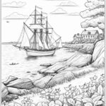 Desenhos de Paisagens para colorir adulto imprimir PDF