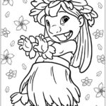 Desenhos Lilo e Stitch Para Colorir e Pintar Imprimir PDF