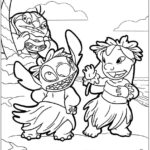 Desenhos Lilo e Stitch Para Colorir e Pintar Imprimir PDF