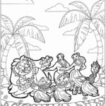 Desenhos Lilo e Stitch Para Colorir e Pintar Imprimir PDF