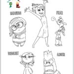 Personagens Divertida mente para colorir imprimir PDF
