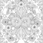 Desenhos Flores para adultos colorir e pintar terapia imprimir PDF