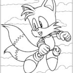 Tails Desenho Sonic para colorir imprimir PDF