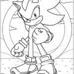Shadow Sonic para colorir imprimir PDF