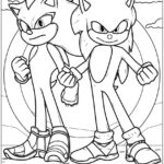 Sonic para colorir imprimir PDF