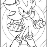Super Sonic para colorir imprimir PDF