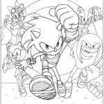 Turma do Sonic para colorir imprimir PDF