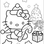 Desenhos Hello Kitty para colorir - imprimir PDF