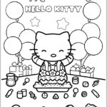 Desenhos Hello Kitty para colorir - imprimir PDF