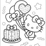 Desenhos Hello Kitty para colorir - imprimir PDF