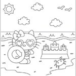 Desenhos Hello Kitty para colorir - imprimir PDF